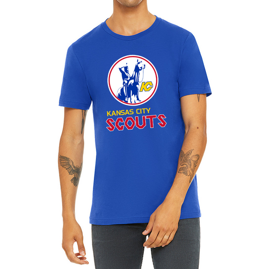 Throwback Kansas City Scouts T-shirt Mens Retro Old Time -  Israel