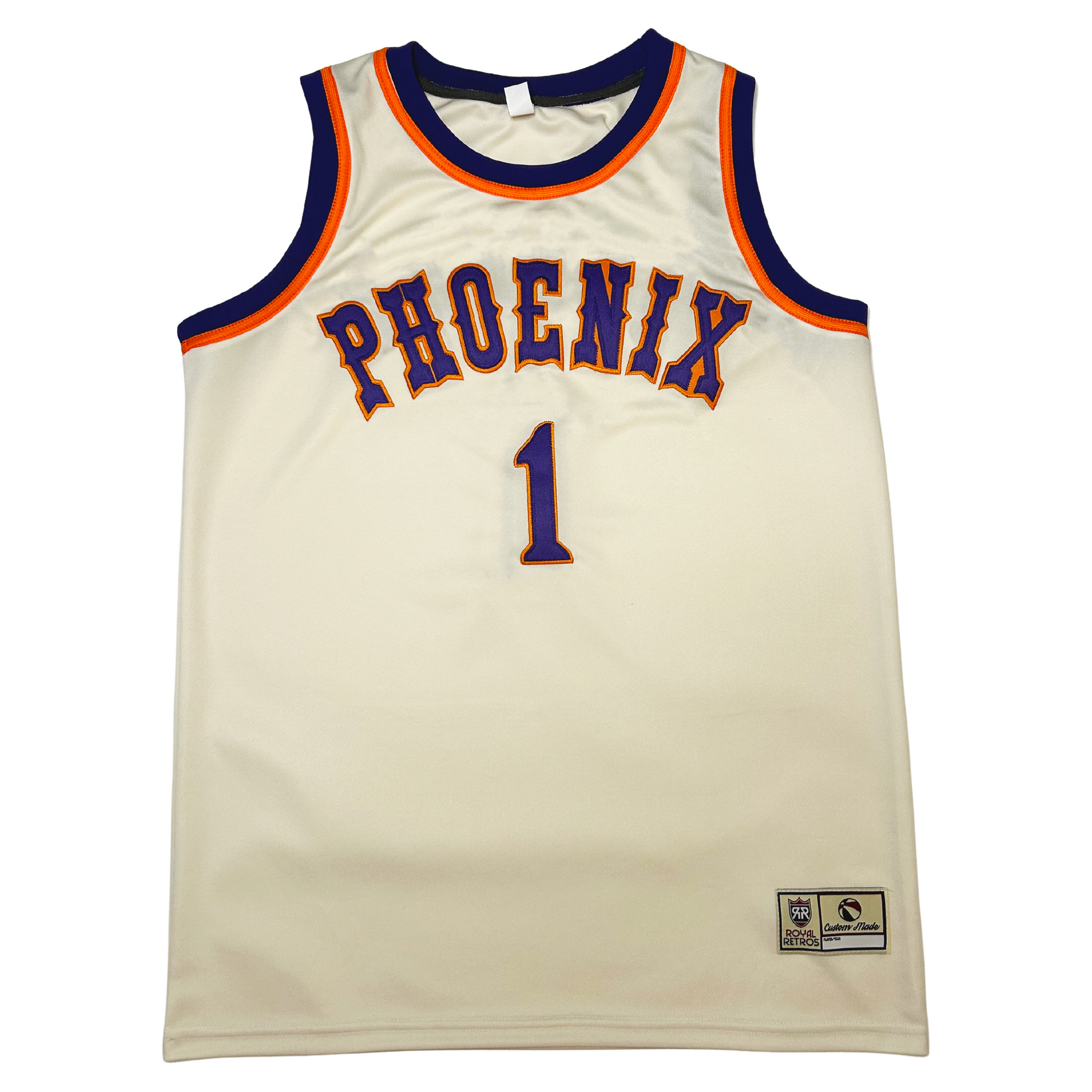 Phoenix Basketball Cream Collection Jersey - XL - Royal Retros