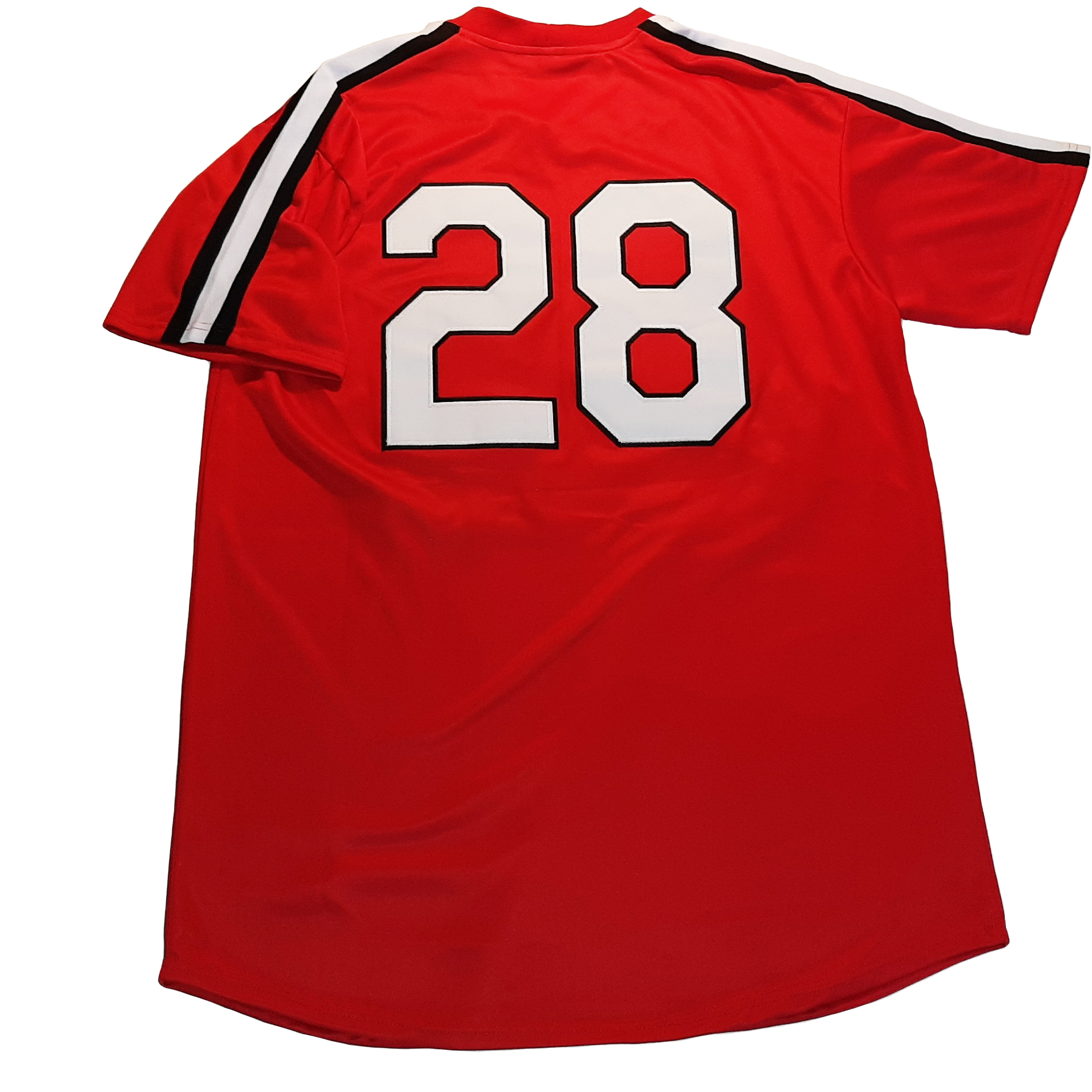 Kurt Russell 28 Portland Mavericks Red Baseball Jersey The
