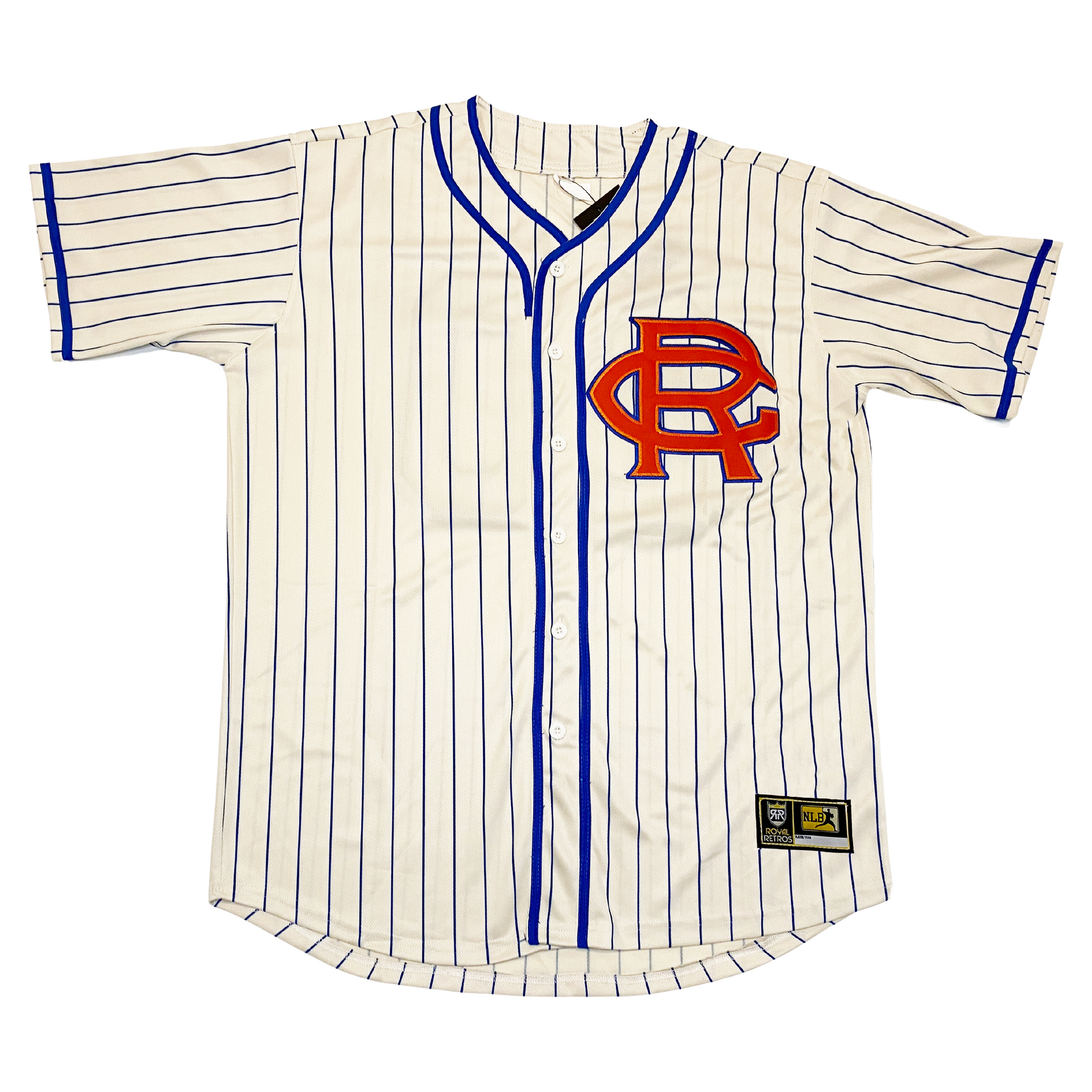 Hyper Than Hype Shirts Brooklyn Royal Giants Distressed Logo Shirt - Defunct Baseball Team - Celebrate New York Heritage and History - Hyper Than Hype XXL / Grey Shirt