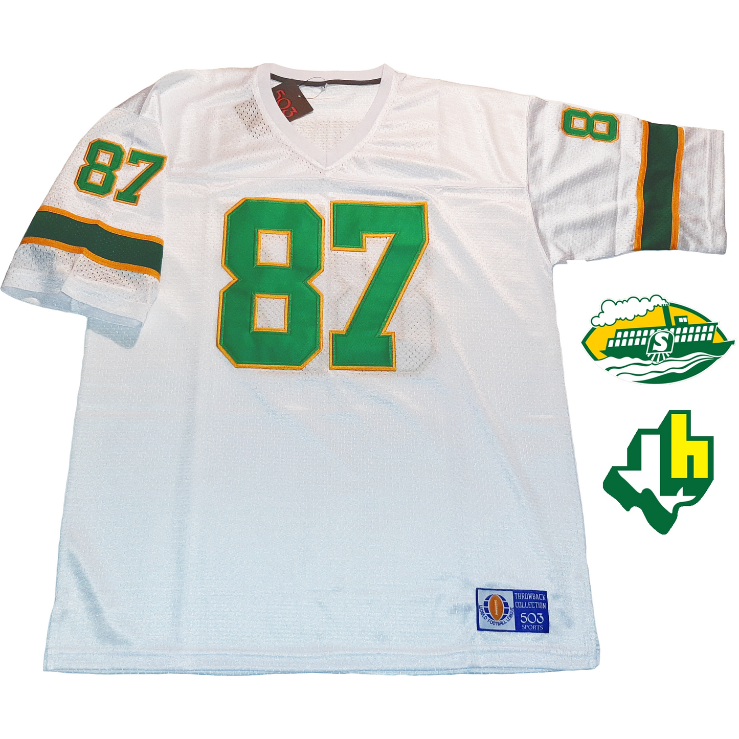 Portland Thunder World Football League Jersey – Royal Retros