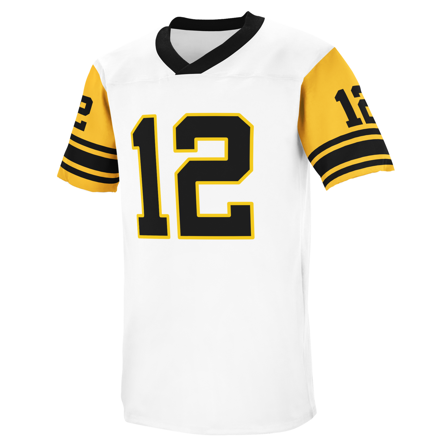 Rhode Island Steelers Jersey - Black - 2XL - Royal Retros