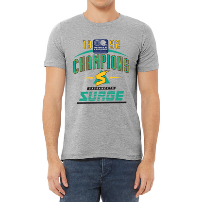 Sacramento Surge Champions T-Shirt 1992 grey Royal Retros 