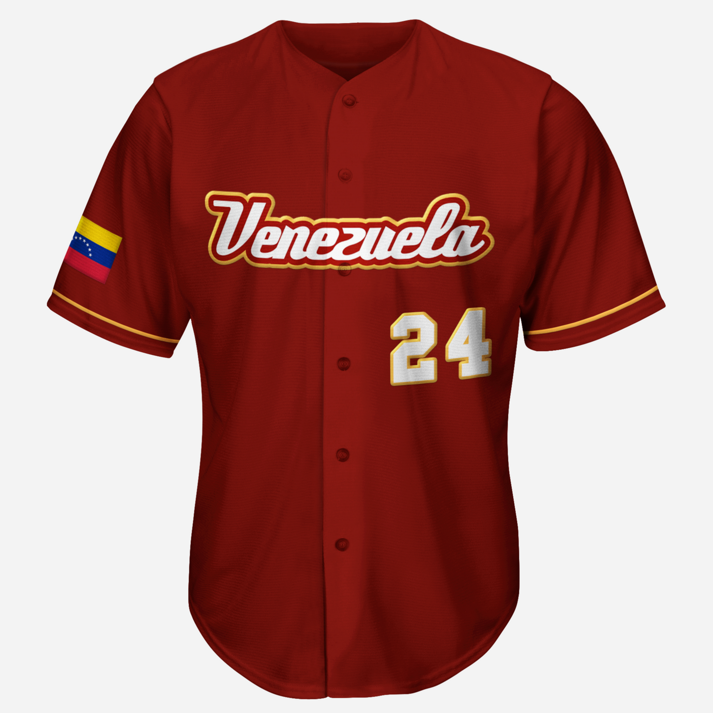  Parvii Personalized Venezuela Baseball Jersey, Camisa
