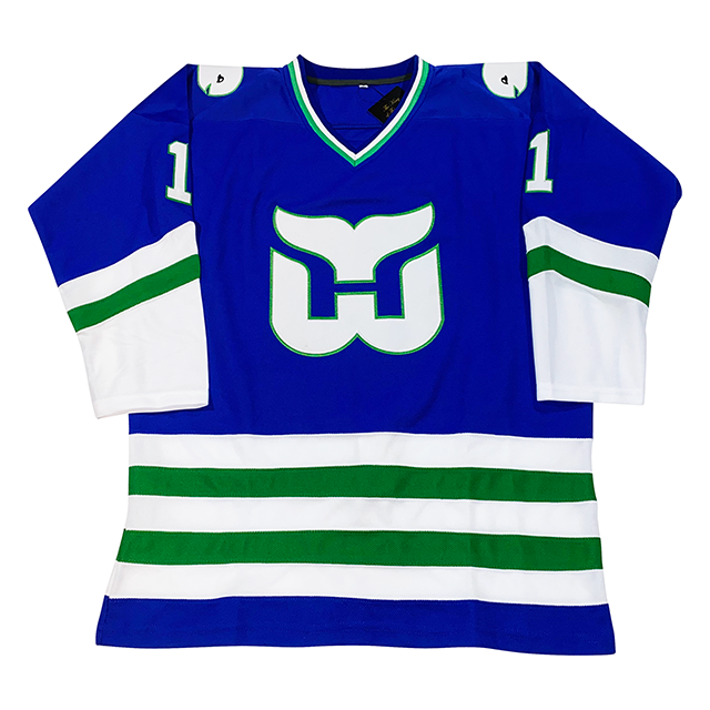 hartford whalers blue jersey